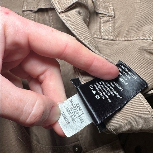 PAIGE Normandie Straight Leg Light Sable Chino Jeans - 36 - Picture 9 of 9